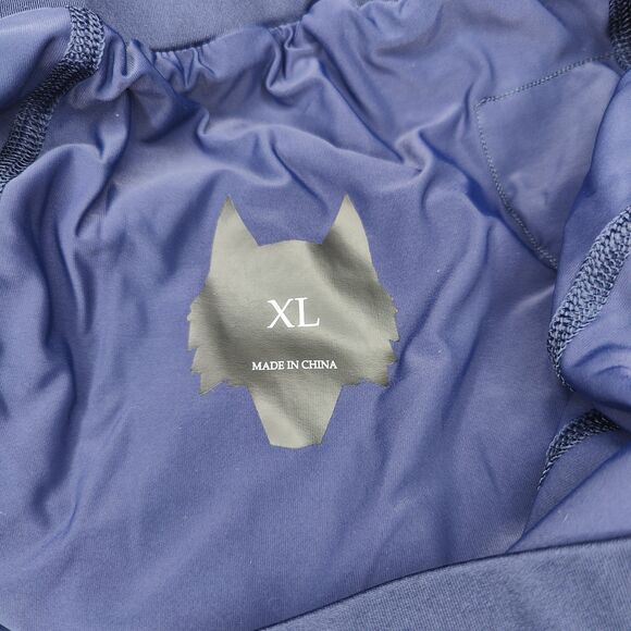 Greyson Golf Hybrid Swim Shorts Mens XL Blue Camo Wolf Print Lined - Picture 5 of 6